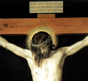 Christ on the Cross (detail) by Velazquez