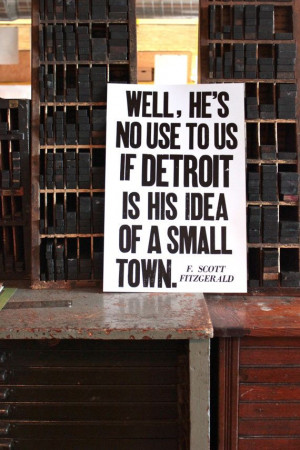 If Detroit Is His Idea Of A Small Town... by SignalReturn on Etsy, $19 ...