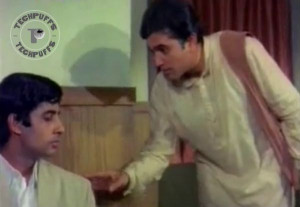 Amitabh Bachchan and Rajesh Khanna in 1971 Bollywood Film Anand