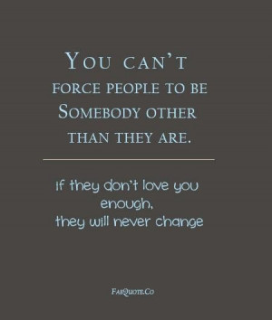 You cant change people quote