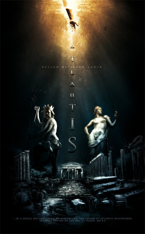 Atlantis Movie Poster Design by Efkan Zehir by 3fkan
