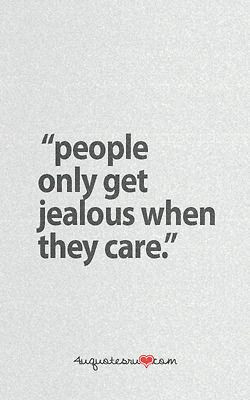jealousy kills.