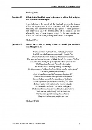 REFERENCE: The Raafidah (Shi`ah) Questions and Answers On the Raafidah ...