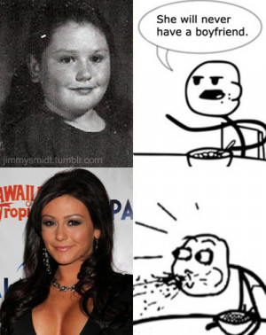Jwow, J wow, jersey shore, MTV, she will necer have a boyfriend, fake ...