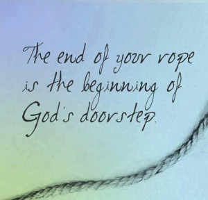 End of your rope