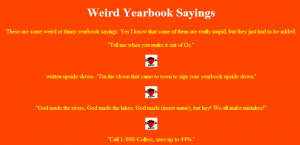 The Huffington Post – The Most Ridiculous Senior Yearbook Quotes