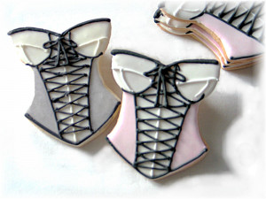 wedding corsets susan designed these wedding corset cookies as a
