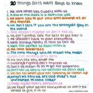 Tumblr Quote (2O Things Girls Want Guys to Know)