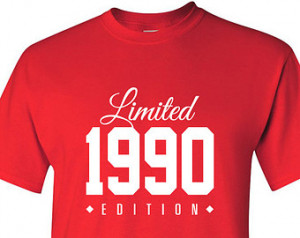 ... 25 years old shirt limited edition 25 year old 25th birthday party tee