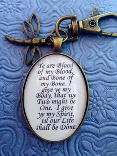 Outlander Quote Keychain by EnchantedElement on Etsy, $8.99 Valentine ...