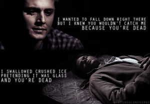 ... , jared padalecki, jensen ackles, quote, sam winchester, supernatural