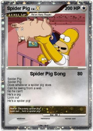 ... Pictures homer spiderpig spider pig color by ionahipri bgrhtml