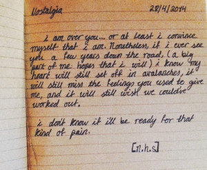 love quote diary Grunge writing handwriting nostalgia cursive poetry ...