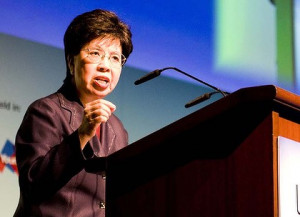 ... Margaret Chan, the head of the World Health Organisation. Photo: Simin