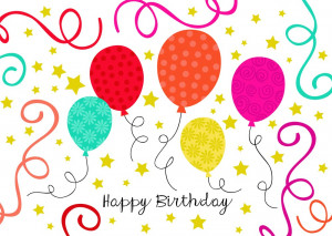 Happy Balloon Birthday - Birthday Cards from CardsDirect
