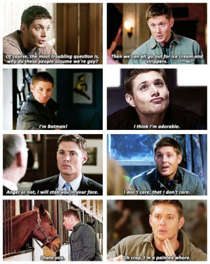 funny dean winchester lines