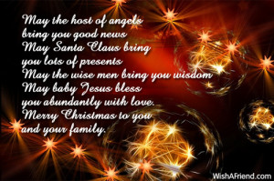 Christmas Sayings For Cards