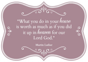 How to Glorify God through Housework
