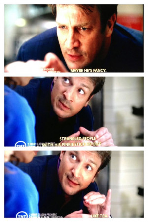 ... Castle Beckett Quotes, Castles Quotes, Castle Funny Quotes, Strangles