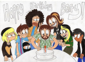 Birthday drawing for the one and only Barry Kramer!