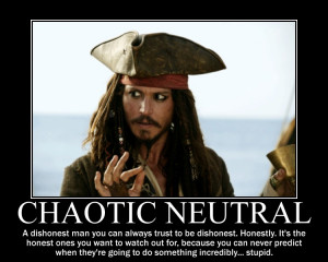 Chaotic Neutral Jack Sparrow by 4thehorde