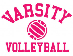 Volleyball Calligraphy Decal Sport Wall Quotes