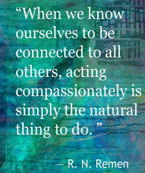 We are all connected.