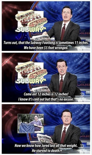 Colbert knows whats up.: Footwrong, Foot Wrong, Stephen Colbert ...
