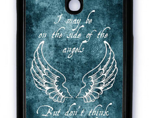 On the Side of the Angels - Sherloc k Quote Cell Phone Case for iPhone ...