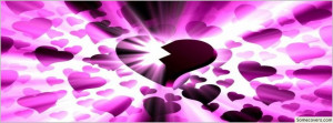 Purple Hearts Facebook Covers