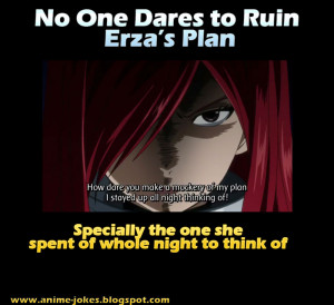 No one dares to Mock Erza's Plan
