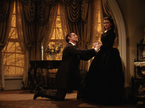 Clark Gable (as Rhett Butler) and Vivien Leigh (as Scarlett O’Hara ...