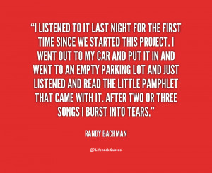Randy Bachman Quotes