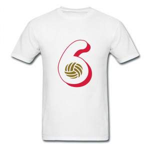 Cotton Boy Tee-Shirt volleyball number 6 Cool Quote T-Shirts for Boys ...