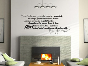 Miley Cyrus Wall Decal The Climb Inspirational by MyVinylStory, $22.97