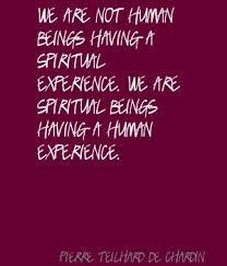 ... Having A Spiritual Experience. We Are Spiritual Beings Having A Human
