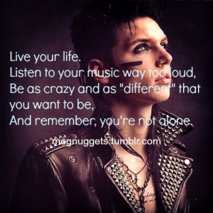 Andy Biersack Quotes About Cutting