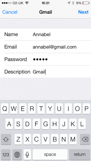 Now you have the option to sync Gmail contacts, calendars and notes ...