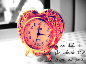 clock, love, lyrics, photography, quote