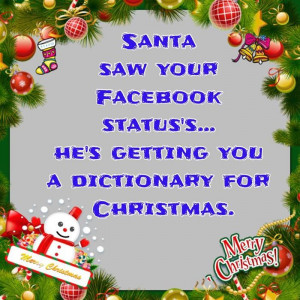 Best Funny Christmas Quotes For Facebook Status 2014