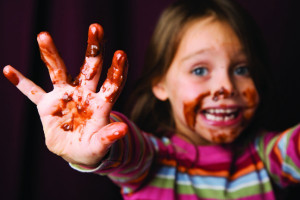 Child Eating Chocolate Largejpg picture