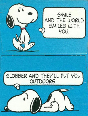 Snoopy Smile Quotes and Sayings