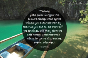 Quote from Mark Twain #travel #quote