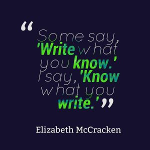 McCraken quote - writing diversity in YA