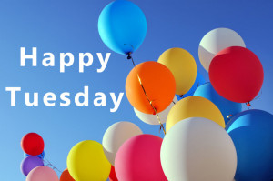Happy Tuesday Balloons