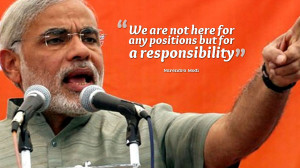 Narendra Modi Responsibility Quotes Images, Pictures, Photos, HD ...