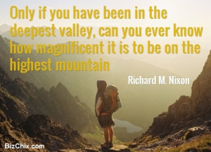... can you ever know how magnificent it is to be on the highest mountain