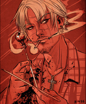 ... from ichi the killer a very sadistical killer who is often dressed red