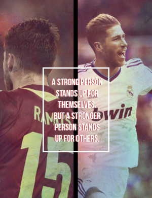 strong person stands up for themselves.