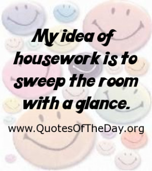 Funny Quotes About Housework